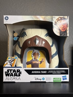STAR WARS Ahsoka Tano Electronic Mask with Phrases & Sound Effects New In Box