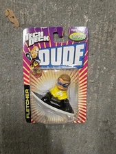Tech Deck Dude FLETCHER Yellow Shorts with Surf Board  Crew 2 SEALED