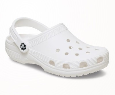 Crocs White  7 Women s / 5 Men s Classic Clog New with Tags NWT. Fast Ship