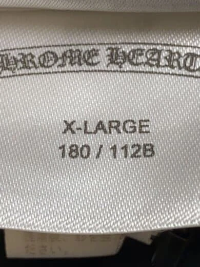 CHROME HEARTS CUORI CROMATI T shirt XL cotone BLK 408129111 