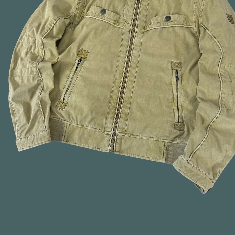 Chaqueta Bomber Energie Vintage Racing Desteñida Y2K Avant Garde Foto 4 de 4