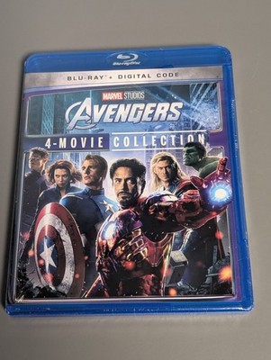 BRAND NEW & SEALED    ***THE AVENGERS 4-MOVIE COLLECTION***    BLU-RAY & DIGITAL