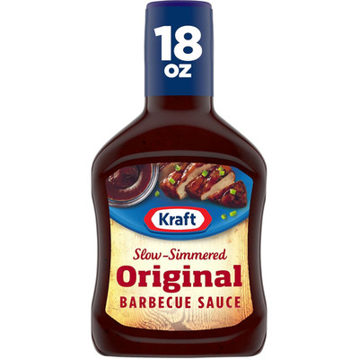 Kraft Original Slow-Simmered BBQ Barbecue Sauce (18 Oz Bottle)