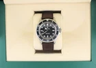 1967 Rolex Submariner No Date 5513 Meters First Black Dial Brown Leather 40mm