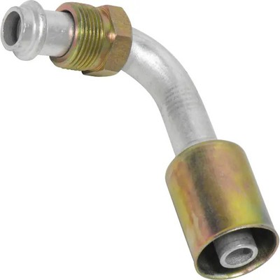 A/C Refrigerant Hose Fitting -- Aluminum 90Âº Male Oring Beadlock Fitting
