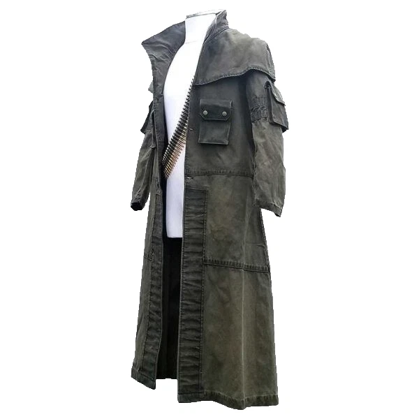 NCR Ranger Fallout New Vegas Riot Gear Duster Style Cosplay Costume - Image 3 of 4