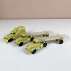 Marx Big Inch Pipeline Pipe Trailer Trucks & Cement Truck w/ Plow 1959