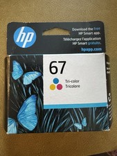 HP 67 TRI-COLOR INK CARTRIDGES GENUINE 3YM55AN - BRAND NEW EXP 03/26 TO 03/27
