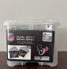 HOUSTON TEXANS CORNHOLE BEAN BAGS 4 BAG TOSS GAME REGULATION CORN HOLE NFL