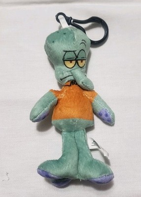 Sponge Bob Squidward Tentacles Clip On Plush Toy Collectible 5'' 