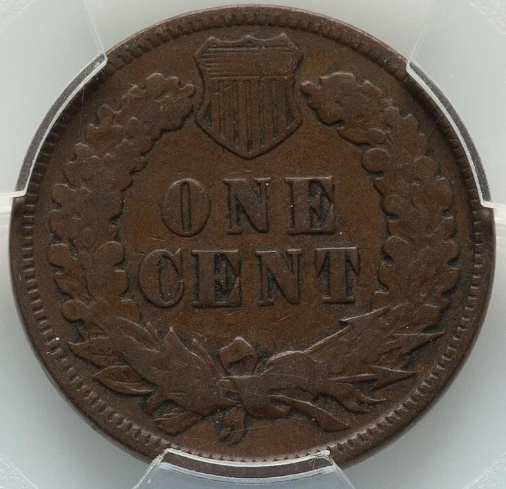 1872 Indian Head Cent, Penny, PCGS VG08, Ryan's Rare Coins & Antiquities, C8419 - Image 3 of 4