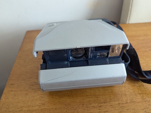 Polaroid 1200si Instant Film Camera Silver Vintage Photo Spectra Image 1200 - Picture 2 of 7