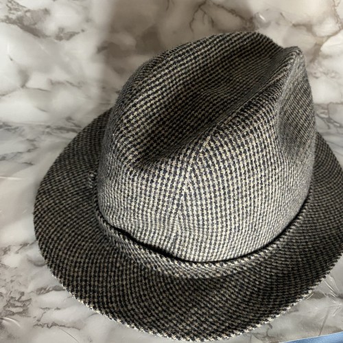 Vintage Biltmore Fedora Hat Grey Wool Blend Made In Canada Retro Classic 7/56 - Picture 3 of 6