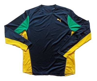 Puma Team Jamaica Training Sweatshirt LS Shirt Olympics Usain Bolt schwarz XL