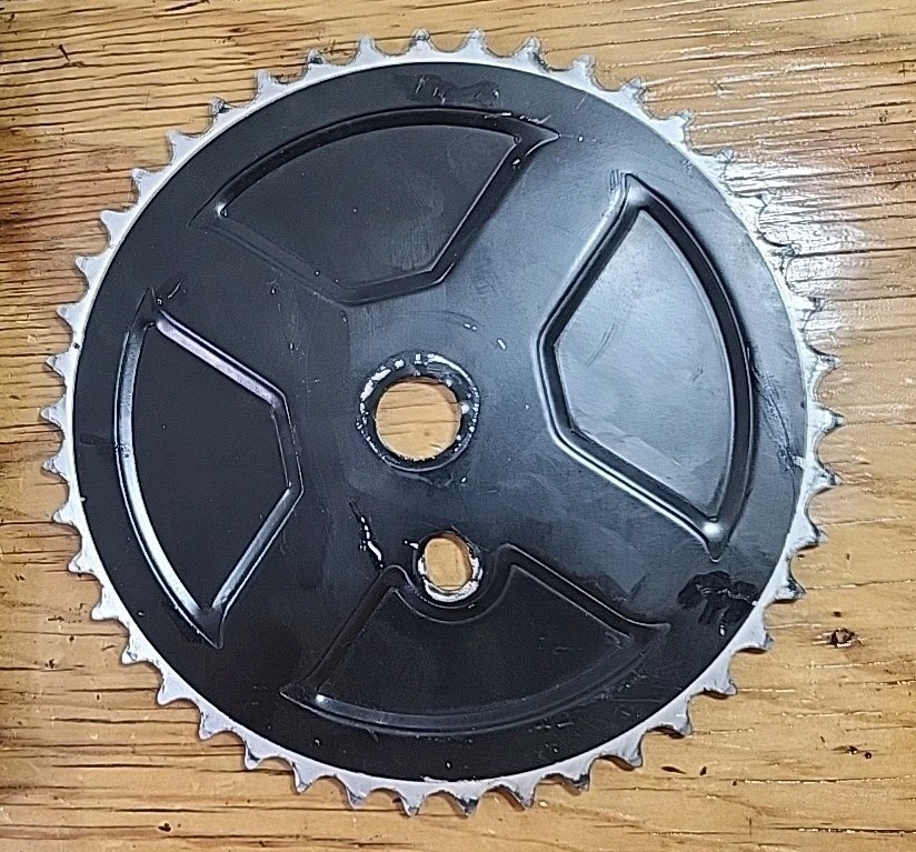 REDLINE 180mm BMX CRANKS PEDALS 44T SPROCKET BB BOTTOM