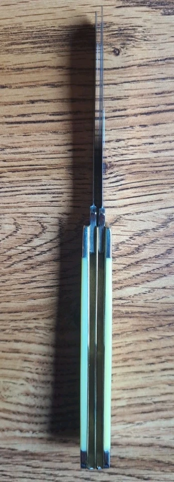 Case 3254CS xx USA Trapper Knife Yellow Delrin Handle Carbon Steel Unused - Image 4 of 4