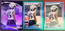 2025 Optic Mike Green #250 Holo Red/Green Prizm + Green Lazer #250 + #160