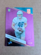 2023  Elite Rookies Purple 23/49 Jack Campbell #143 RC Lions Hawkeyes !!!