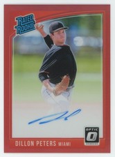 2018 Donruss Optic Red Prizm Dillon Peters RC Auto /50 #RRS-DP