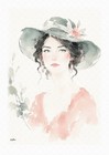 Tableau création originale Jeune femme portrait
