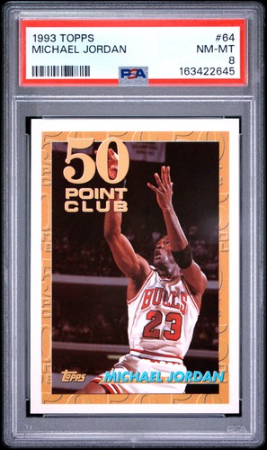 1993 Topps Michael Jordan #64 PSA 8