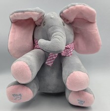    Peek-A-Boo Interactive Musical Elephant Stuffed Animal Plush Toy Tested 