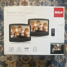 New RCA Mobile DVD System DRC79108 With Dual 10” Screens