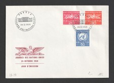 Switzeralnd United Nations 1959 FDC. Geneva First Day Cover