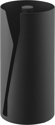 Yamazaki Kitchen Paper Holder, Vertical Type, Black, W12 x D12 x H24.7cm, Tower