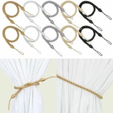 2/4pcs Curtain Tie Rope Holder Tieback Window Tie Backs Home Decoration