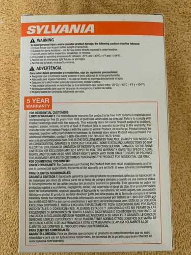 Sylvania LED Bulb Dimmable 7W R20 Medium Base 3000K Warm White OSRAM Brand New - Picture 5 of 5