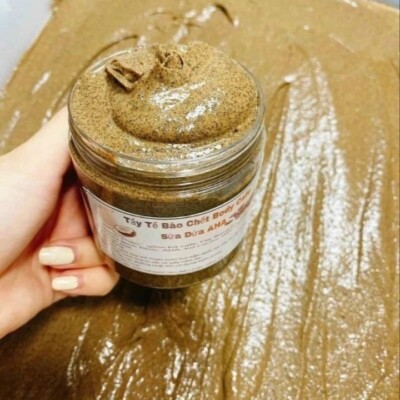 Cafe Exfoliation COCONUT MILK 500G - tay da chet body cafe sua dua 500g