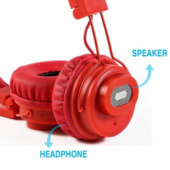 NIA 3 in1 Bluetooth Headphone X5SP with External Speaker +TF Card+
