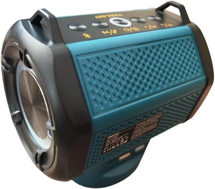 JHJQZCYG Portable Bluetooth Speaker For Makita 18V Li-ion Battery With USB Type-C Port DE