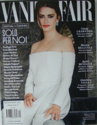 Penelope Cruz Kylie Minogue Monica Bellucci Vanity Fair Italia May 2018 New 