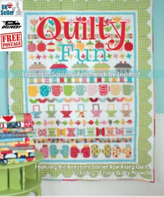 Quilty Fun Buch von Lori Holt. Enthält Biene in meiner Haube Reihe entlang Quilt. Unterricht