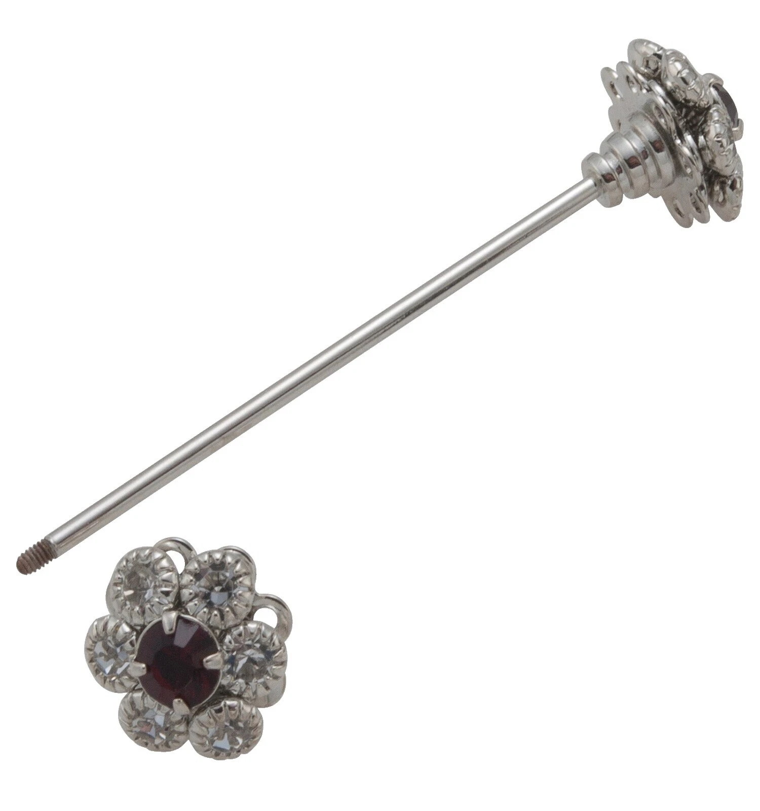 Crystal Tie Clasps & Tacks for Men