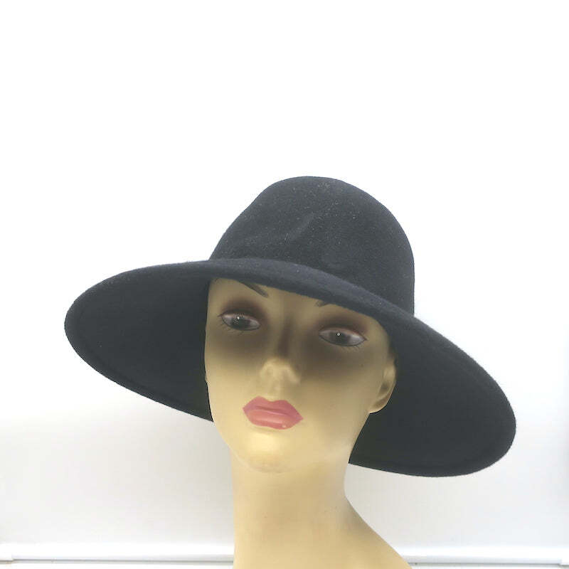 Roberto Cavalli Wide Brim Felt Hat Black Size Small | eBay display picture 1