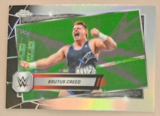 Brutus Creed 2025 Topps Chrome WWE Neon Green & Black Refractor #191
