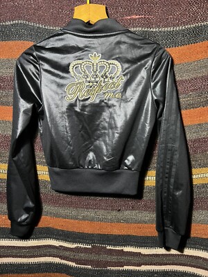Rare Adidas X Missy Elliot Size S Shiny Black Gold Respect