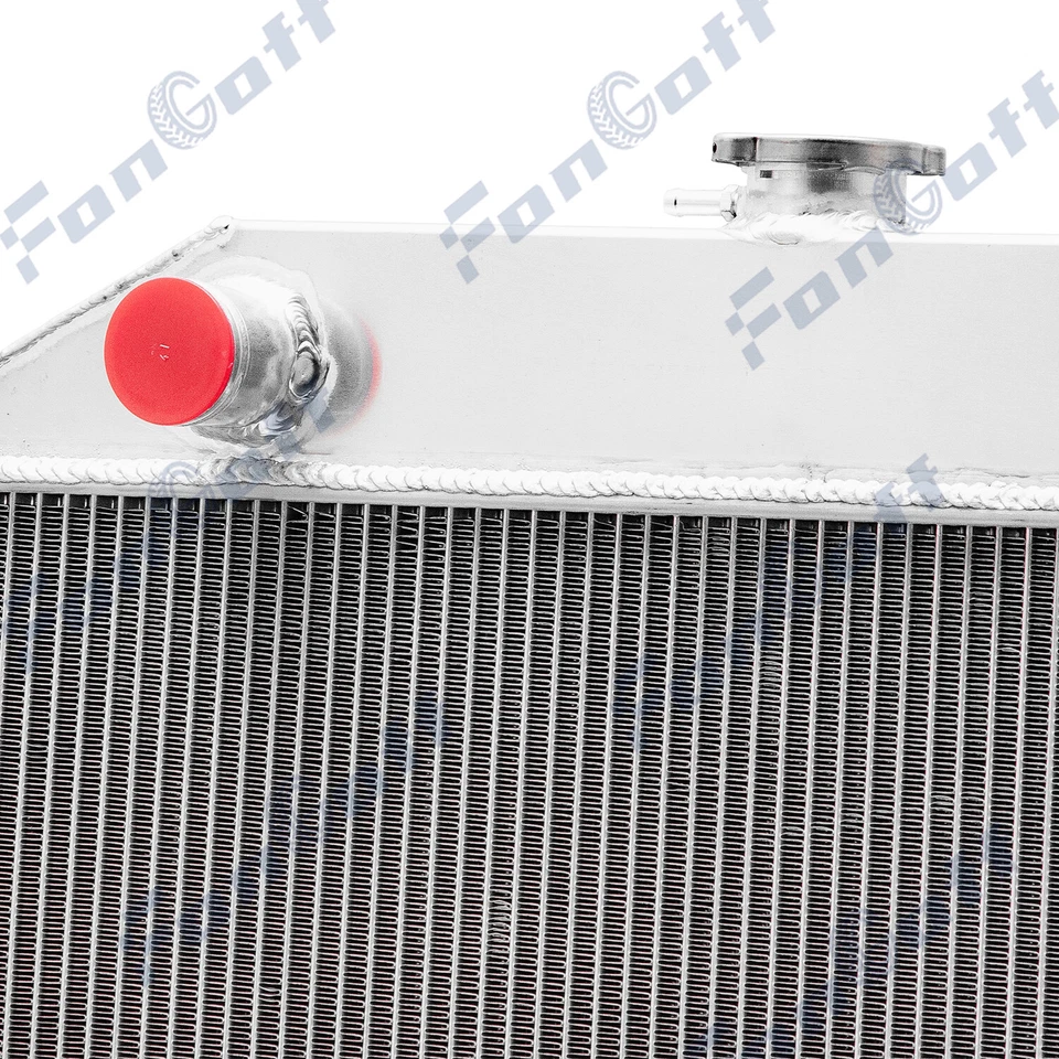 4 Row Radiator Fits 1966-1979 1972 Ford F100 F250 F350 1978-1979 Bronco 5.0L AT Foto 4 de 4