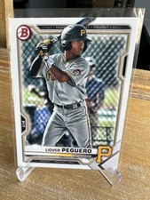Liover Peguero Prospect Rookie 2021 Bowman Card #BP-52 Pittsburgh Pirates