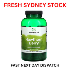 Swanson Hawthorn Berry 565 mg 250 Capsules Cardiovascular Health Blood Pressure