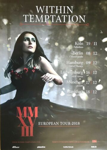 WITHIN TEMPTATION 2018 TOUR - orig.Concert Poster -- Konzert Plakat - DIN A1 - Bild 1 von 1