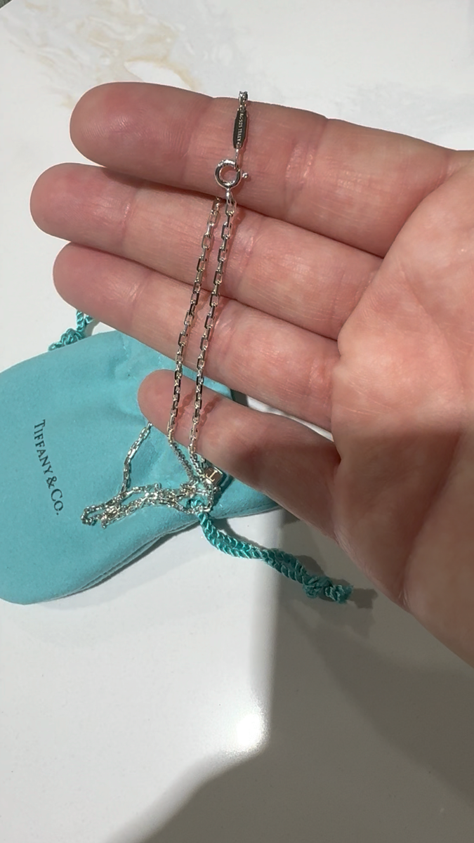 18 Inch Sterling Silver Tiffany Chain Tiffany Necklace Silver