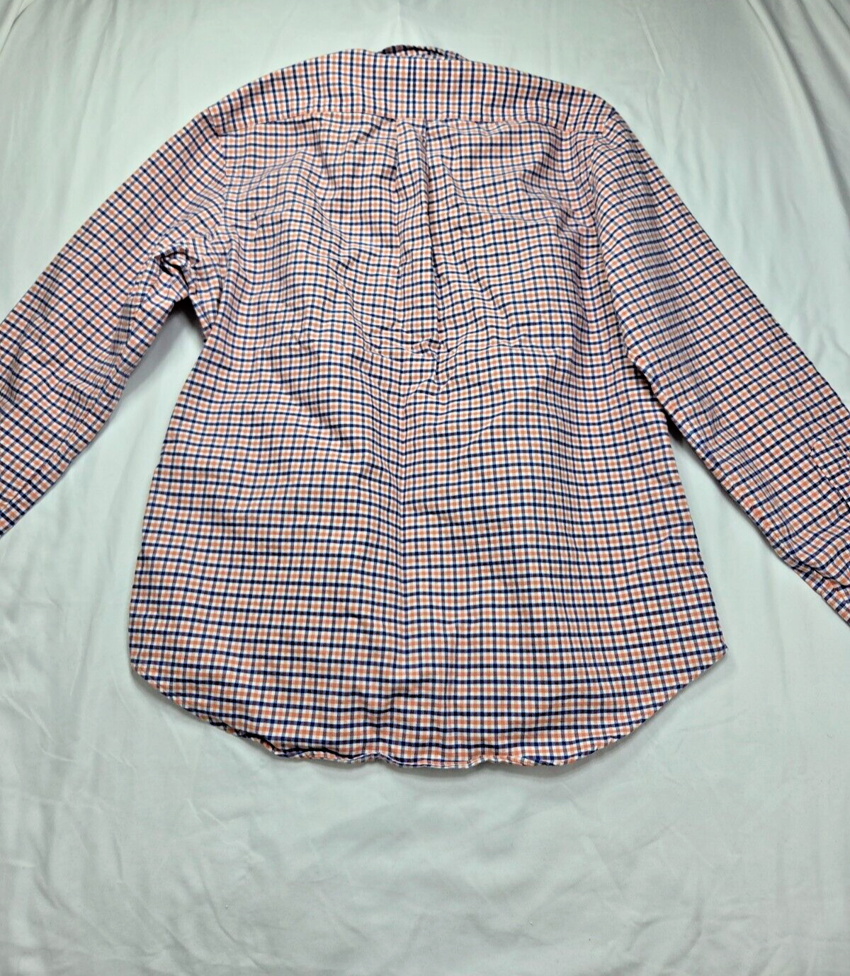Polo Ralph Lauren Flesh Pony arancione a quadri uomo camicia manica lunga grande