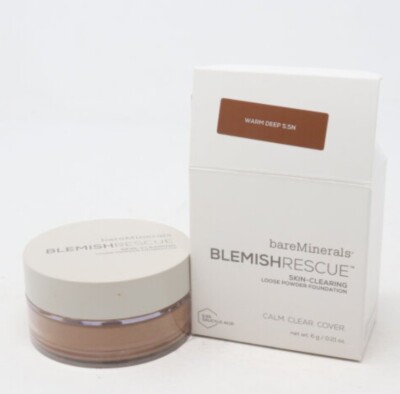 BARE MINERALS BlemishRescue lose Pulver Foundation WARM TIEF 5,5N Neu verpackt 