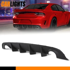 Rear Diffuser Bumper Lip Lower Valance Fit For 15-23 Dodge Charger SRT 