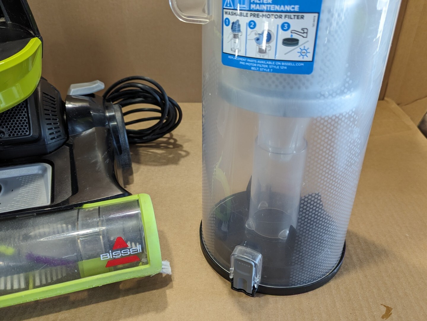 BISSELL Model 2252 CleanView Swivel Pet Plus Vacuum Cleaner 11120242515