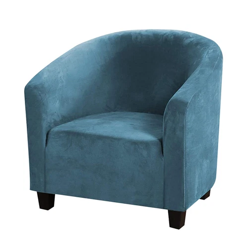 Club Chair Cover Stretch Armchair Slipcover Bar Living Room Tub Protector Cover - Picture 18 of 71